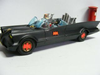 Corgi 267 Batmobile Matt Black With Bat Hubs Issued 1966