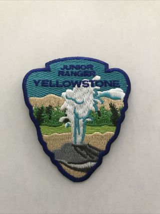 Yellowstone Junior Ranger Patch - Geyser -
