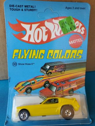 Vintage 1977 Mattel Flying Colors Hot Wheels " Show Hoss Ii " 9646