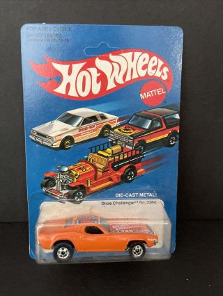 Unpunched Hot Wheels 1981 Orange Dixie Challenger 3364 - Nib