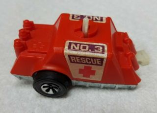 Vintage Hot Wheels Fat Daddy Sizzlers Steering Trailer Vhtf Red Rescue