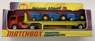 Matchbox Superkings K - 20 Tractor Transporter Boxed