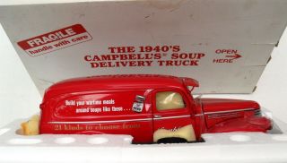 1940 ' S Chevy Campbell ' s Soup Delivery Truck Danbury 1:24 Scale 2
