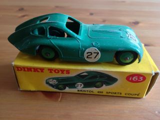 Dinky 143 Bristol 450 Sports Coupe And Boxed