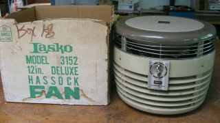 Lasko 12 In.  Deluxe Hassock Fan,  3 - Speed