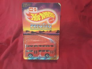 Hotwheels Leo Premium Double Decker Bus (rare Hard To Find) Unpunched