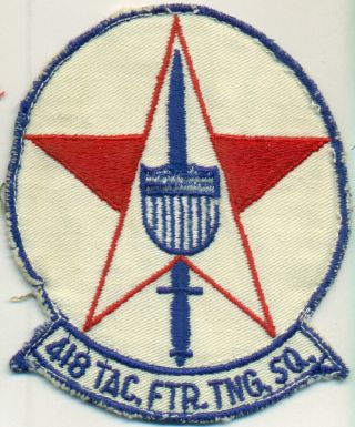 Usaf 418th Tactical Fighter Training Squadron Patch