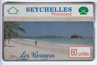 Afrique Telecarte / Phonecard.  Seychelles 60u L&g 002a Fille Sexy Plage Neuve