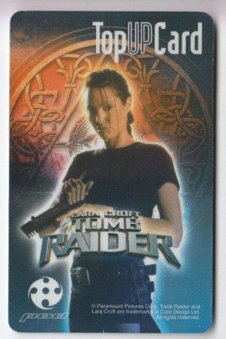 Sexy Charme Pin - Up Art Telecarte / Phonecard.  Singapour 25$ Tomb Raider,  N°