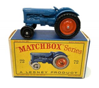 Matchbox Lesney 72a Fordson Tractor.