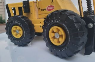 Vintage Mighty Tonka Forklift Truck Toy Fork Lift Metal 1970’s Toy Model 54752 3
