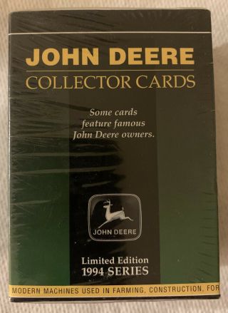 John Deere Collector Cards Limited Edition 1994 Series 100 Card Set