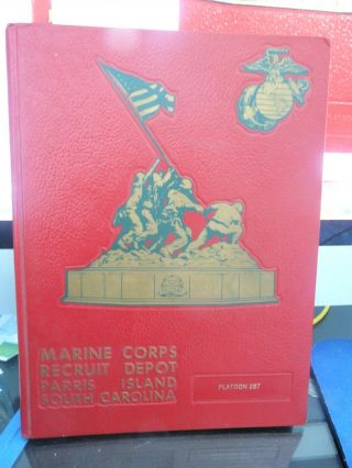 Marine Corps Recruit Depot Parris Island Sc Platoon 287 Yearbook 1974 Usmc