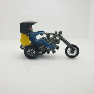 Vintage Hotwheels Rrrumblers Revolution (yellow With Blue Rider)