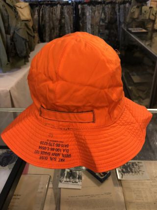 Survival Boonie Daisy Mae Floppy Hat Orange Army Od Green 1986 8415 - 00 - 270 - 0229