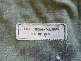 Rare U.  S.  Army Ranger Colonel Test Sample Experimental Bdu Jacket Shirt M Short