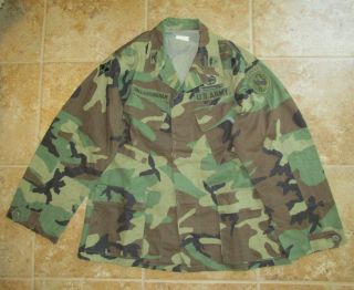 RARE U.  S.  Army Ranger Colonel Test Sample Experimental BDU Jacket Shirt M Short 2