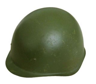 Vintage Soviet Russian Military Army Steel Helmet Soldier Ssh 40 (СШ 40)