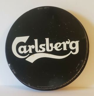 1960s CARLSBERG BREWING COMPANY TIN LITHO ADVERTISING BEER TRAY 3
