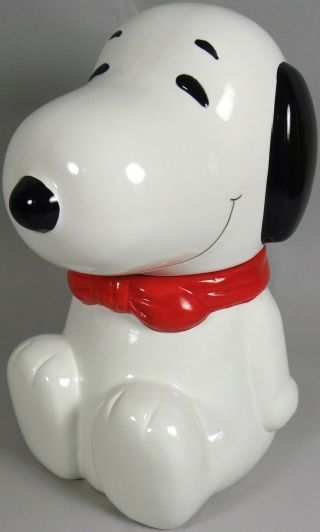 Vintage Snoopy Cookie Jar Peanuts Beagle Dog Benjamin Medwin Inc Ceramic Lid
