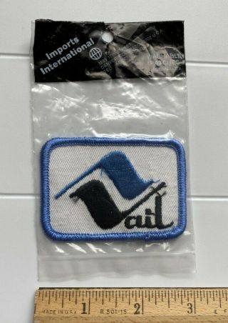 Nip Vail Colorado Ski Resort Skiing Area Souvenir Embroidered Patch Badge