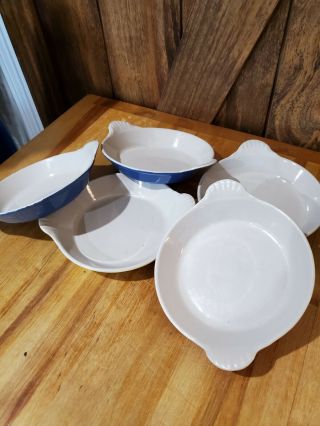 Le Creuset Petite Au Gratin Dishes Set Of Five Made In France 3 In Diameter