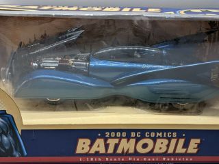 CORGI 2000 BATMOBILE Batman DC COMICS Die Cast 1:18 Scale Box Blue 2