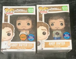 Rare Funko Pop Andy Dwyer Johnny Karate 533 And Mouse Shirt 533