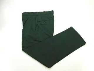 Vintage Us Army Green Poly/wool Tropical Ag 344 Trousers Pants 28 Long Nwot