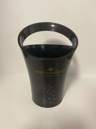 Moet & Chandon Acrylic Champagne Ice Bucket Black Jean Marc Gady Design