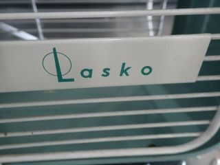 Vintage LASKO Model 4735 - A3 Box Fan Turquoise 22 