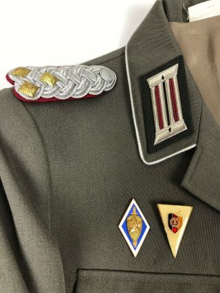 East German DDR Stasi Colonel Felix Dzierzynski Uniform Rare Soviet KGB Badge 2
