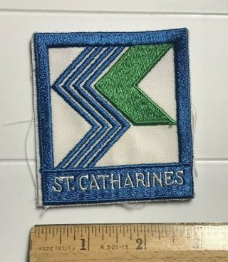 St.  Catharines Ontario Canada Canadian Souvenir Embroidered Patch Badge