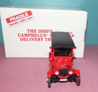 1:24 Danbury 1920 ' s Model T Campbell ' s Soup Delivery Truck,  Soup Cases 2