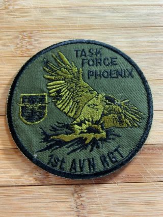 1980s/1990s? Us Army Patch - Task Force Phoenix 1st Avn Regt - Beauty