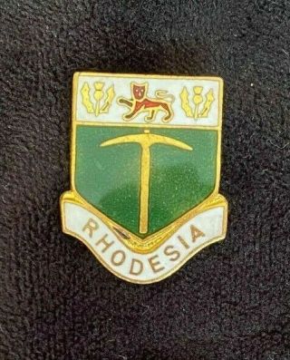1964 Rhodesia Tokyo Noc Olympic Badge Pin - Zimbabwe