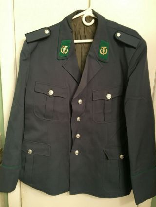 East German Customs Uniform Jacket Size Sg - 48 Medium Plus