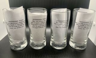 Jack Daniels Tennessee Squire Glasses Set of 4 2