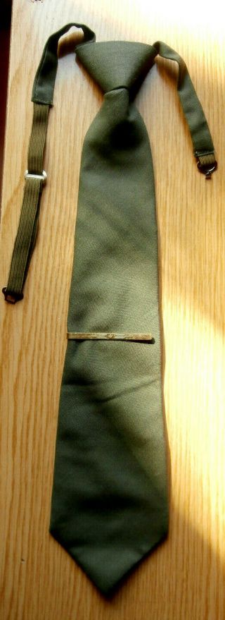 Russian Tie With A Clip Of A Soviet Army Officer On The Shirt