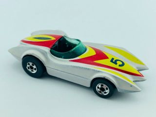 Hot Wheels Leo Blackwall Second Wind White Mach 5 Tampo India Nm/m