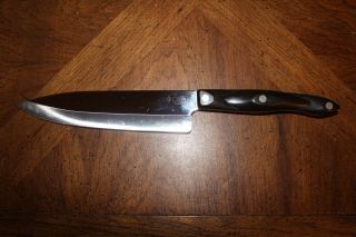 Cutco 1728 Kk Petite French Chef Knife 7 3/4 " High Carbon Stainless Blade Black