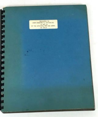 1983 Vxe - 6 Operation Deep Freeze Photo Album Presented To Vadm Easterling