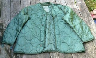 Us Military Issued Xl Od Green M65 Field Jacket Liner Old Stock