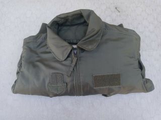 Usaf Cwu - 45/p Cold Weather Flight Jacket Size Medium Mfg Jay Dee - 1984