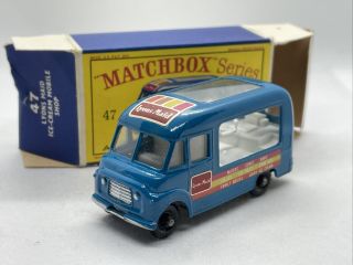 Matchbox Lesney Lyons Maid Ice - Cream Mobile Shop Commer Canteen 47 Near