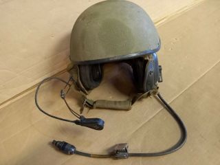 Vietnam Era Rare Gentex Mk - 1697/g Us Armed Vehicle Crew Helmet /