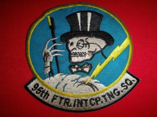 Usaf 95th Fighter Interceptor Training Squadron Patch - Circa Late 1980s
