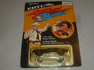 On Card Vintage 1980 Ertl Smokey And The Bandit Movie Trans Am 1883 Moc Rare
