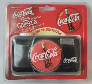 Vintage 1999 Coca - Cola 35mm Camera Nos Film Inside H2