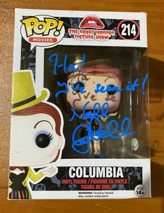 Nell Campbell Signed Rocky Horror Picture Columbia 214 Funko Pop - Jsa Nn49057